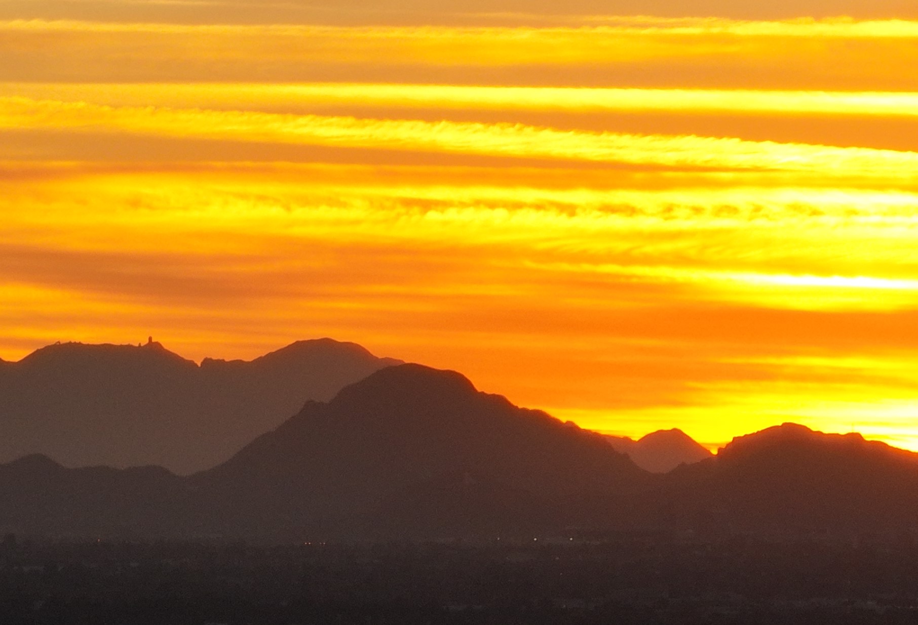 Kitt Peak National Observatory at Dusk